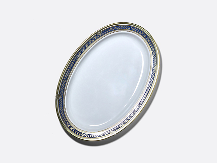 Блюдо овальное Молодежная Золотой 52 350 мм арт. 80.65358.00.1