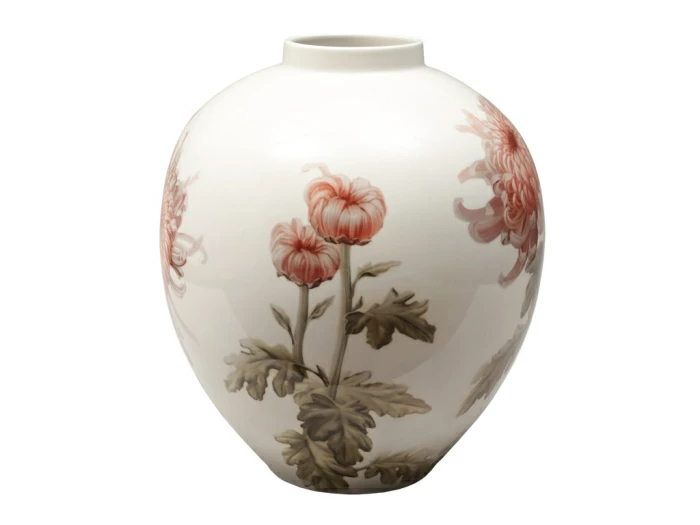 Ваза форма Круглая рисунок Хризантемы арт. 80.89425.00.1, 