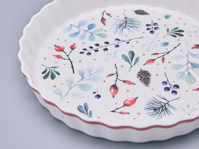 Форма для выпечки круглая, в подарочной упаковке, форма Стандартная, рисунок Календа, арт 42.00077.00.1, 