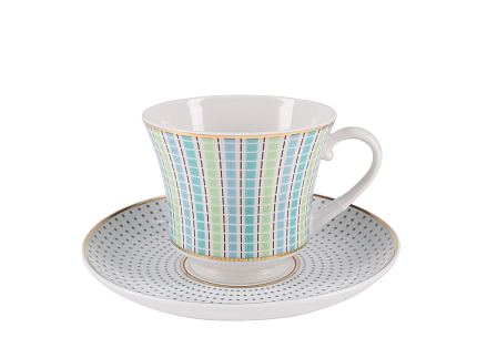 Чашка с блюдцем чайная форма Банкетная рисунок Дублин арт. 81.27980.00.1