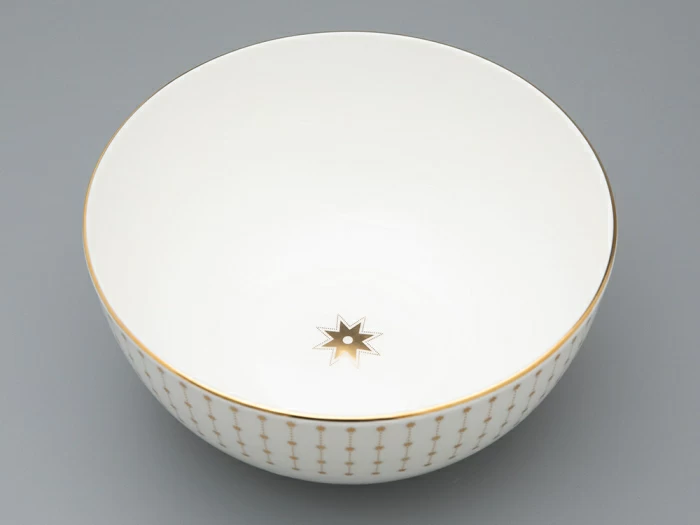 Салатник 195 мм форма Восточная рисунок Азур золотой, артикул 80.49794.00.1, 