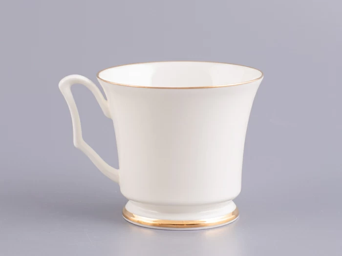 Чашка с блюдцем кофейная 145 мл.,  форма Юлия,  рисунок Золотая лента арт. 81.17853.00.1, 