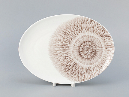 Блюдо овальное 290х210 мм форма Восточная рисунок Aloha Bungalow, арт. 80.40055.00.1