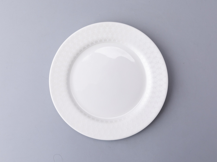 Тарелка плоская 200 мм, форма Стандартная - 2, рисунок Жемчужная сетка, арт. 80.03012.00.1, 