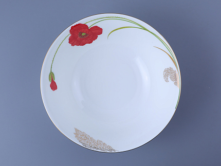 Салатник 240 мм форма Премиум рисунок Маки, арт. 80.06321.00.1