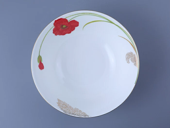 Салатник 240 мм форма Премиум рисунок Маки, арт. 80.06321.00.1, 