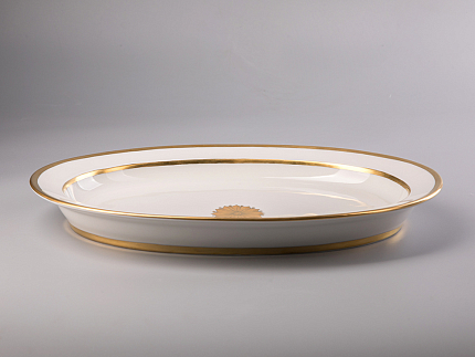 Блюдо овальное Молодежная Коттеджный 350 мм арт. 80.52454.00.1