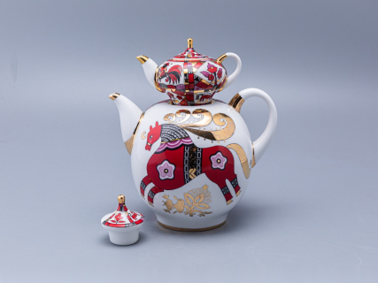 Комплект чайников Новгородский Красный конь арт. 81.10353.00.1, 