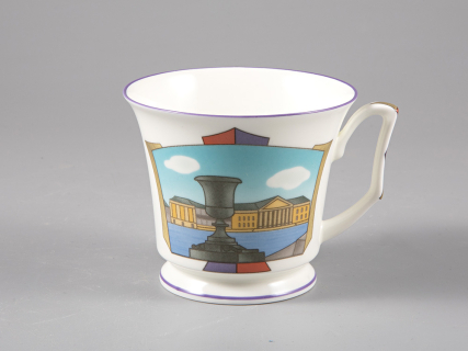 Чашка с блюдцем чайная, форма Юлия рисунок Петербургские картинки. Невские берега, арт. 81.29022.00.1, 