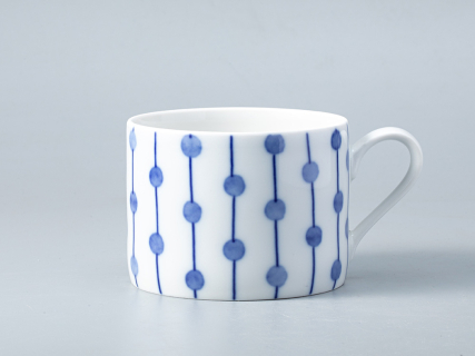 Чашка с блюдцем форма Соло рисунок Реки России. Лена арт. 81.28757.00.1, 