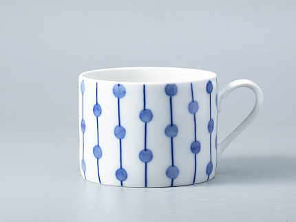 Чашка с блюдцем форма Соло рисунок Реки России. Лена арт. 81.28757.00.1