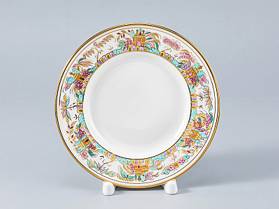 Сервиз чайный Яблочко Пейзажный фриз, 6 персон 20 предметов, арт. 81.21495.00.1