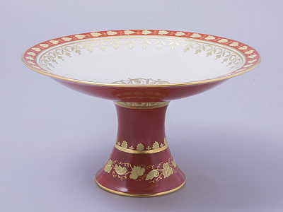 Ваза для фруктов, форма Молодежная, рисунок Гурьевский сервиз, арт. 80.43401.00.1