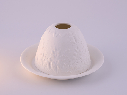 Подсвечник Литофания Рождественский венок LED светильник, арт. 81.10259.00.1, 