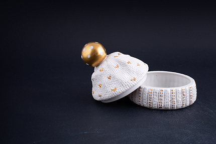 Шкатулка Детская шапочка, рисунок Золотой Помпон, арт 60.14116.00.1