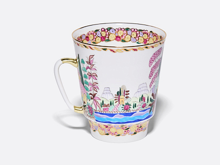 Чашка с блюдцем кофейная 165 мл.,  форма Майская, рисунок Голубое озеро арт. 81.13568.00.1