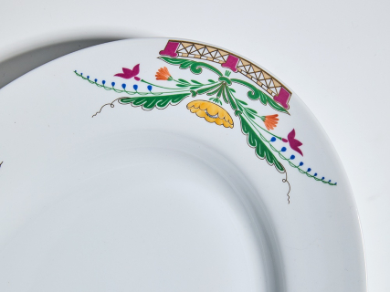 Сервиз столовый на 6 персоны 21 предметов форма Европейская рисунок Замоскворечье-2, арт. 81.10664.00.1, 