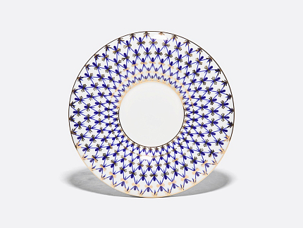 Чашка с блюдцем кофейная 145 мл форма Юлия рисунок Кобальтовая сетка арт. 81.20119.00.1