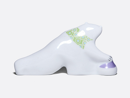 Скульптура форма Медведь-керлингист рисунок Медведь-керлингист арт. 82.78216.00.1