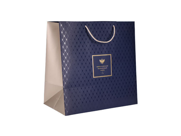 Подарочный пакет средний 380х220х380 мм Синий арт. 14.20023.01, 