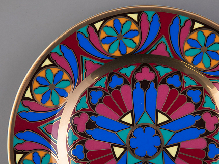 Тарелка декоративная 270 мм Европейская, в подарочной упаковке, рисунок Готическая 7 арт. 81.25628.00.1