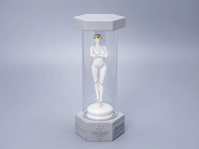 Скульптура в подарочной упаковке Atomic Heart Близняшка Левая, арт 81.10630.00.1