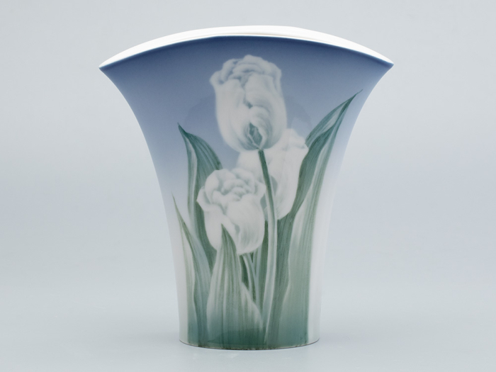 Ваза форма Утренний цветок, рисунок Тюльпаны, арт 80.42806.00.1, 