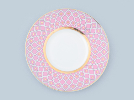 Чашка с блюдцем кофейная 115 мл., форма Идиллия, рисунок Астра 1 арт 81.32374.00.1, 