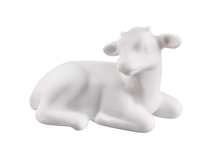 Скульптура форма Бычок-малыш рисунок Белый арт. 82.65165.00.1