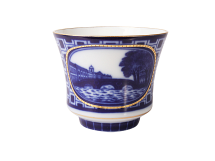 Чашка с блюдцем чайная 220 мл форма Банкетная рисунок Прачечный мостик арт. 81.16029.00.1