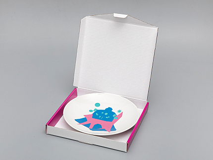 Декоративная тарелка в подарочной упаковке 195 мм, форма Эллипс рисунок Magic cat 4, арт. 81.29506.00.1