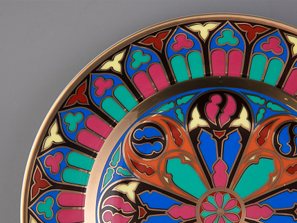 Тарелка декоративная 270 мм Европейская, в подарочной упаковке, рисунок Готическая 12 арт. 81.25632.00.1