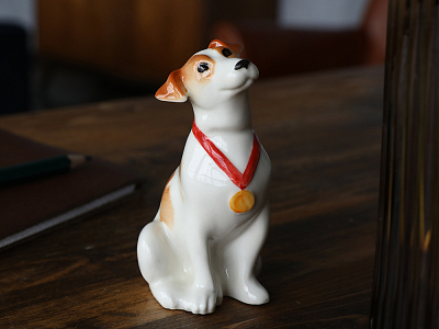 Скульптура Джек-Рассел-Терьер Лео арт. 82.80393.00.1
