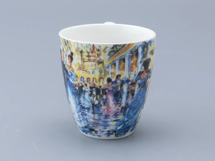 Бокал форма Вариации 450 мл рисунок Бал Пушкинских героев, арт 80.01237.00.1, 