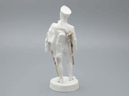 Скульптура Гусар эпохи АлександраI, в подарочной упаковке, рисунок Белый бисквит, арт 81.33423.00.1, 