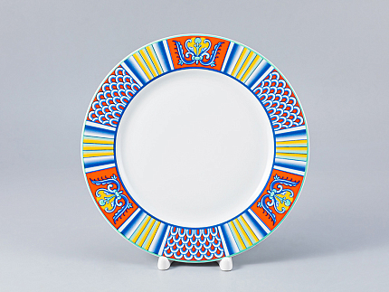 Тарелка форма Европейская 215 мм рисунок Высоцкая. Rosso, арт. 80.37142.00.1