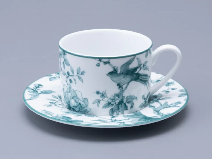 Чашка с блюдцем форма Соло Рисунок Monplaisir Green, арт. 81.32898.00.1, 