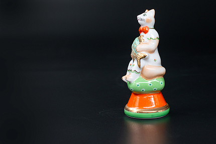 Скульптура Кошка Маша с рыбкой, арт 62.12742.00.5