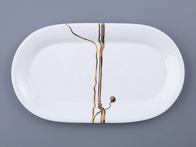 Сервиз столовый на 6 персон, 24 предметов, форма Юлиана, рисунок Лидия, арт 81.33227.00.1