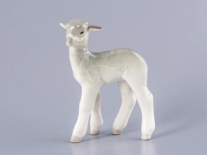 Скульптура Ягненок стоящий арт. 82.01056.00.1, 