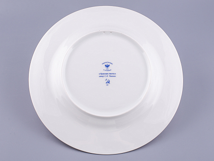 Тарелка декоративная 270 мм форма Европейская - 3 рисунок Красная лента, арт. 80.97577.00.1