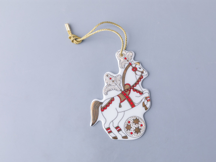 Елочные игрушки 5шт в подарочной упаковке, рисунок Гранд цирк, арт 81.34385.00.1, 