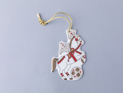 Елочные игрушки 5шт в подарочной упаковке, рисунок Гранд цирк, арт 81.34385.00.1