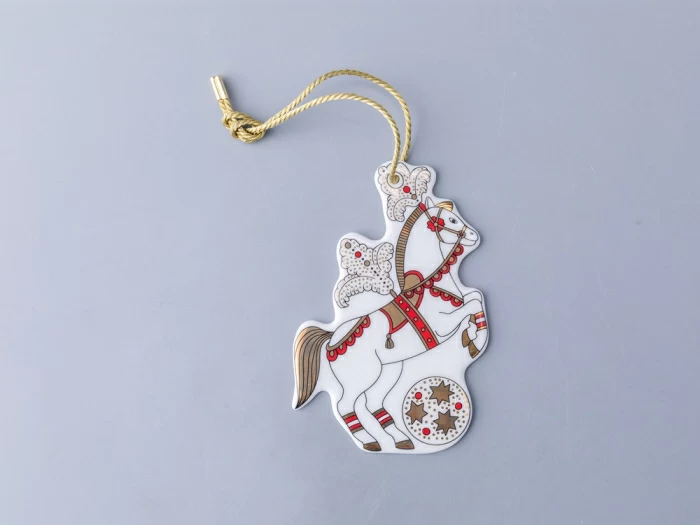 Елочные игрушки 5шт в подарочной упаковке, рисунок Гранд цирк, арт 81.34385.00.1, 