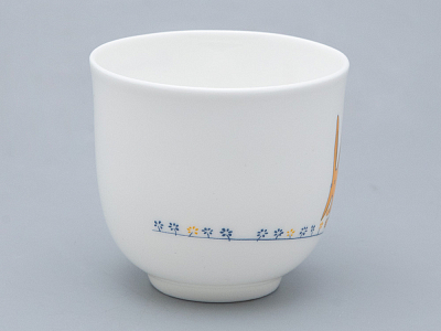 Подарочный набор Чашка с блюдцем, форма Ландыш рисунок Маленький Принц и Лис арт. 81.27753.00.5