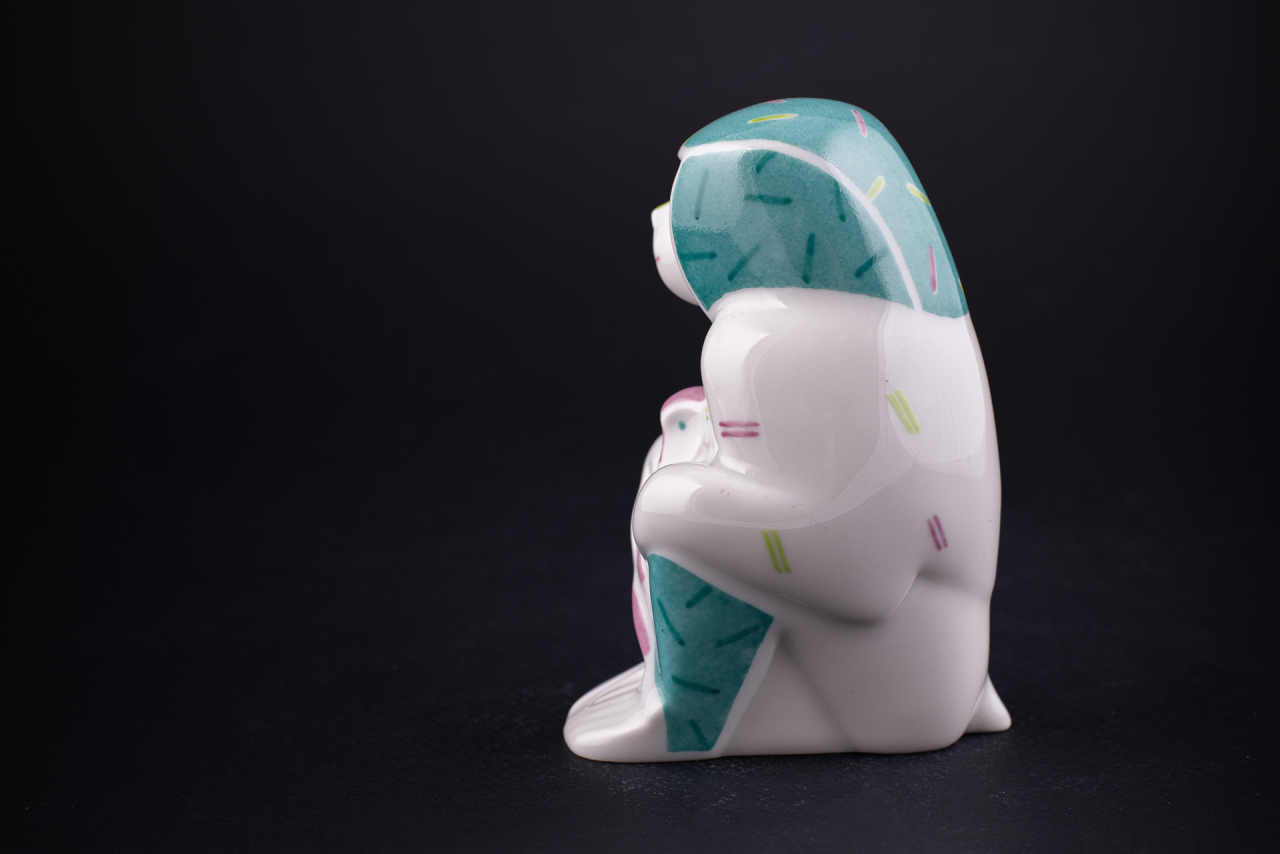 Скульптура Павиан с розовым детенышем, арт 62.08845.00.1, 