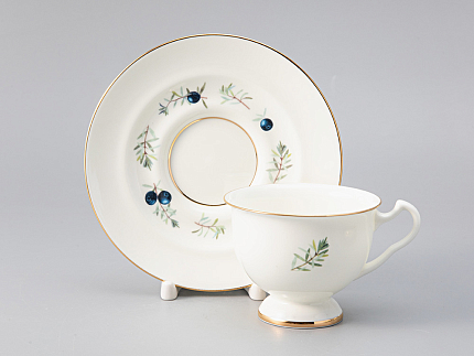 Сервиз чайный форма Айседора рисунок Цветы и ягоды, 6 персон 14 предметов, арт. 81.27538.00.1