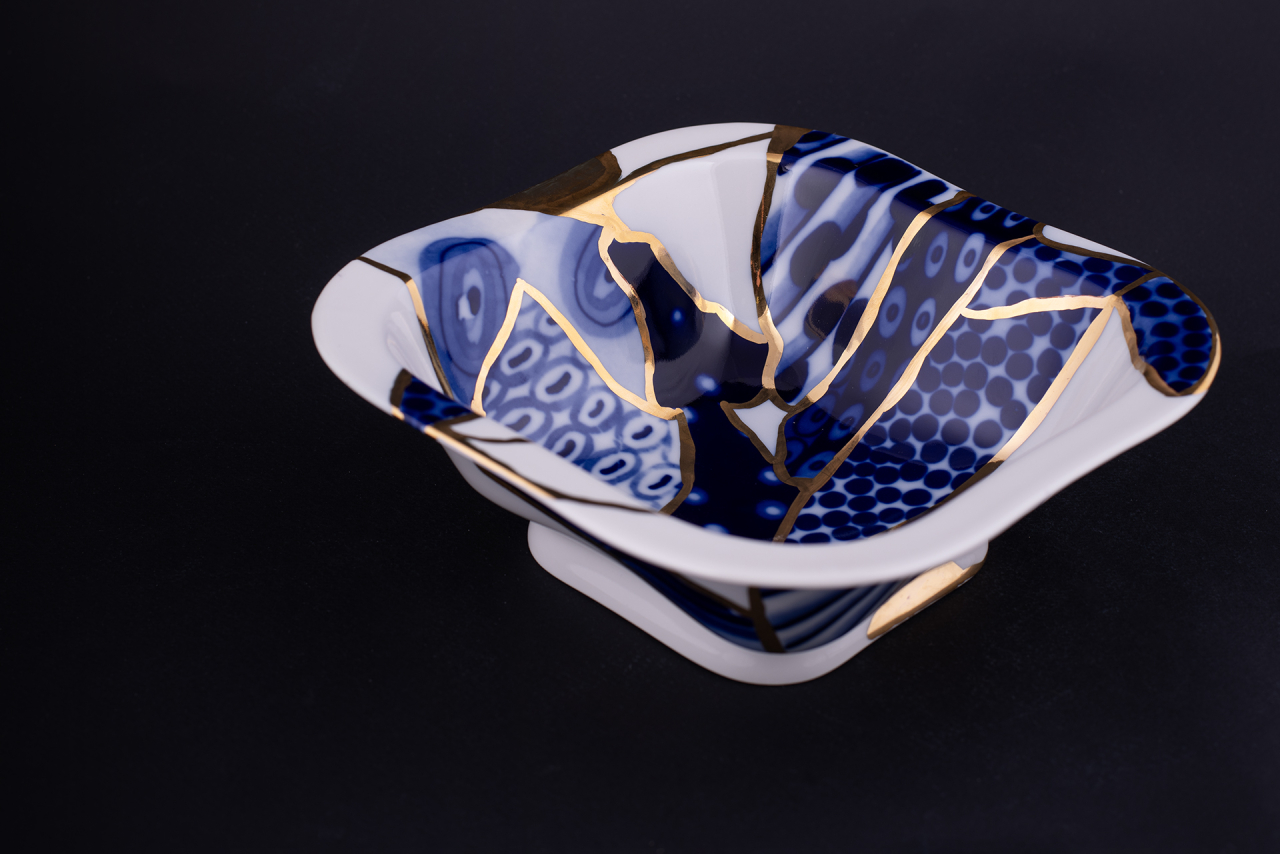 Салатник 700 мл рисунок Байкал, на форме Молодежная арт 60.14037.00.1, 