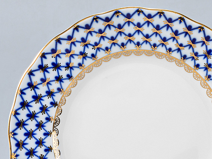 Сервиз кофейный форма Тюльпан рисунок Кобальтовая сетка, 6 персон 20 предметов, арт. 81.20944.00.1