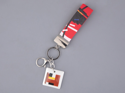 Брелок подвеска в подарочной упаковке, форма Квадрат, рисунок Суетон 2, арт 81.33232.00.1, 